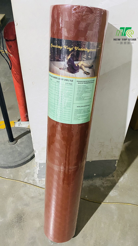 1.5mm Denser EVA Floor Underlayment , 80 Microns PE Film Underlayment
