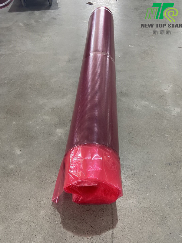 Shield Padding Laminate Foam Underlay , Red Rubber Carpet Underlay For Floating Flooring