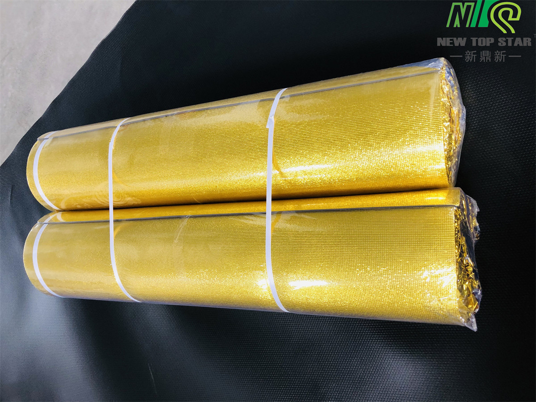 3mm EVA Foam Roll Underlay , Soundproof Standard Flooring Underlayment With Golden Film