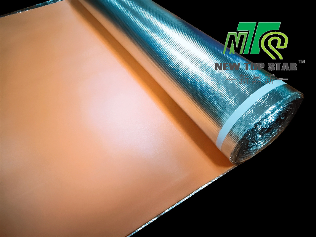 Cross Link IXPE Foam Underlayment Silver Vapor Barrier Underlayment For Laminate Flooring